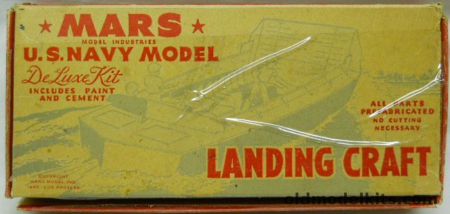 Mars Model Industries US Navy Landing Craft plastic model kit